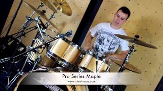 Sleishman Pro Series Natural Maple Rock Kit [upl. by Ynoyrb]