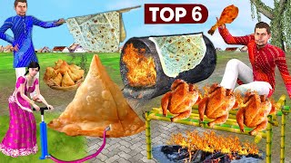 Bamboo Chicken Lalchi Samosa Comedy Video Collection Hindi Kahaniya Moral Stories Funny Comedy Video [upl. by Sheepshanks]