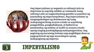 MGA DAHILAN NG II YUGTO NG IMPERYALISMO AT KOLONYALISMO SA TIMOG AT KANLURANG ASYA 1819 siglo [upl. by Aikrehs]