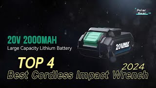 TOP 4 Best Cordless Impact Wrench 2024 [upl. by Mini]