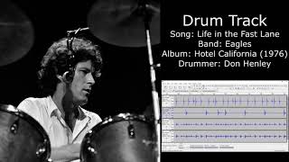 Life in the Fast Lane Eagles • Drum Track [upl. by Della854]