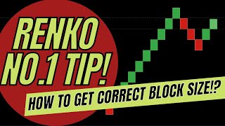 No1 TIP FOR USING RENKO CHARTS HOW TO GET THE CORRECT BLOCK SIZE [upl. by Ihcalam]