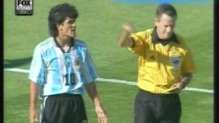 Holanda 2 Argentina 1 Mundial Francia 1998 Resumen Completo [upl. by Limber]