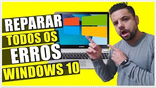 Como Reparar Os Erros Do Sistema Windows 10 Com 2 Passos Super Simples [upl. by Mosier]