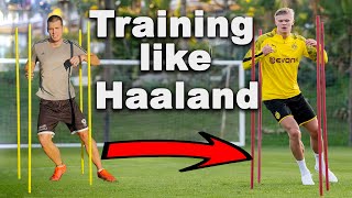 Training Like A Professional Footballer For An Entire Day  Erling Haaland Day In The Life [upl. by Rehtaeh283]