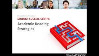 Success Seminar Academic Reading Strategies [upl. by Irtemed]