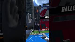 Day 13 of making a three pointer bigballersvr [upl. by Aihtekal]