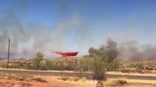 Tfs dropping fire retardant borger texas [upl. by Celina]