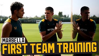 Traores workout Coady meets Bruno  Final Marbella training session [upl. by Lesh]