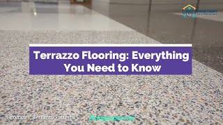 How To Install Terrazzo Flooring  Terrazzo Flooring Guide 2022  Advantages Of Terrazzo Flooring [upl. by Som]