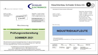 Industriekaufleute PRÜFUNGSVORBEREITUNG Sommer 2021 in KSK Skonto Bonus Rücksendung Rabatt [upl. by Akvir]