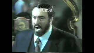 Pavarotti never seen before taping O del mio amato ben [upl. by Somerville107]