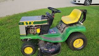 My John Deere STX38 Riding Lawn Mower [upl. by Gilchrist]