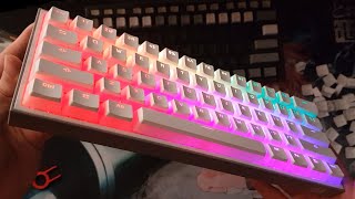 Pudding Keycaps Redragon A130 Scarab on Fizz Pro K616RGB [upl. by Hyps964]