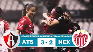 Atlas Femenil vs Necaxa 32 Resumen Goles 2024 [upl. by Julietta]