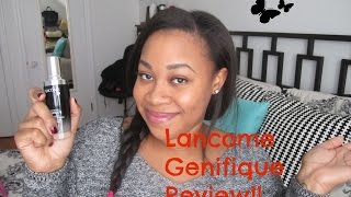 Product Review⎮Lancome Advanced Genifique Youth Activating Concentrate on Youthful Skin [upl. by Yelyab]