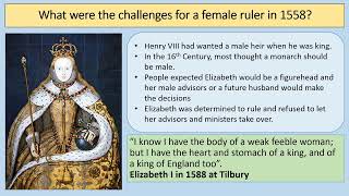 AQA GCSE History Revision  Elizabethan England 15681603 How Elizabeth I controlled her people [upl. by Rimas]