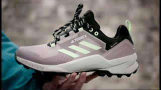 Closer look Adidas Terrex Swfit R3 GoreTex Hiking Shoe features reviewoverview [upl. by Halullat]