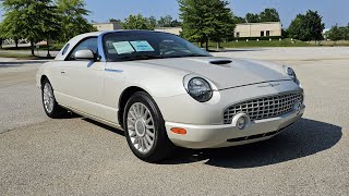 The 2005 Ford Thunderbird 50th Anniversary Edition the Best amp Rarest Version of the Final TBird [upl. by Annasoh]