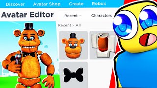 I Made The Most REALISTIC Freddy Fazbear Avatar FNAF Roblox Avatar [upl. by Aihsilat]