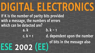 Parity bit and error detection  ESE 2002 EE [upl. by Schoening]