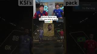 Devin amp Dylan use KSI’s new song as pack luck🇧🇷🤯 [upl. by Eilis]