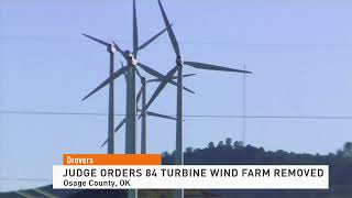 Oklahoma Judge Orders 84 Turbine Wind Farm To Be Removed [upl. by Marquis]