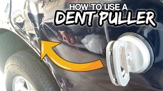 How to Use A Dent Puller [upl. by Oicnaneb]