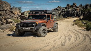 Solo trip through the Cederberg Wilderness Wuppertal to Eselbank  Jeep Expedition Overland Trip [upl. by Akelahs902]