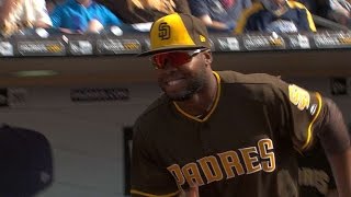 SFSD Padres starters introduced on Opening Day [upl. by Harli926]