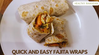 How to make a Fajita Wrap  Quick amp Easy Wraps Recipe  Healthy Tortilla Wraps shortsyoutubeshorts [upl. by Teragram]