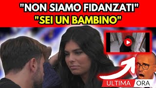 🔴SCONTRO INFUOCATO AL GF ALFONSO VS FEDERICA [upl. by Annairol]