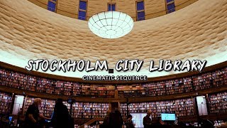 Stockholm Public Library  The Temple of Knowledge  Cinematic Travel Video [upl. by Naujet377]