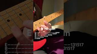 E PHRYGIAN 3RD POSITION OF C MAJOR SCALE guitar bluesmusic guitarist guitarguitar shorts [upl. by Latif962]