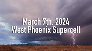 March 7th 2024  Rare Phoenix Supercell [upl. by Notterb]