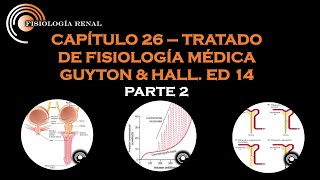 GUYTON amp HALL CAP 26 FILTRACION GLOMERULAR FLUJO SANGUINEO RENAL Y SU CONTROL PARTE 2 [upl. by Nivart53]