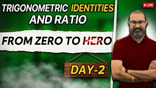 Nda 2024  Trigonometry identities amp Ratios  Day  2  By Anuj Sir [upl. by Schertz]