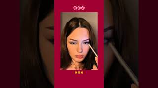 Adriana Lima makeup tutorial makeuptutorial trendingshorts Baddieabeer [upl. by Ellevehc]