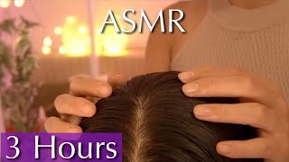 ASMR 3 Hours of Scalp Massage Therapy Help You Sleep  No Talking [upl. by Ellevart]