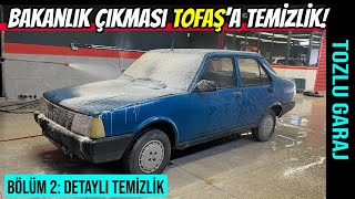 TOZLU GARAJ  Tofaş Şahin Detaylı Temizlik  Bakanlık Çıkması [upl. by Ainafets]