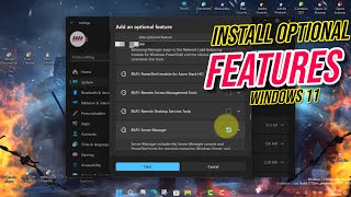 How to install Optional Features on Windows 11 [upl. by Brynna]