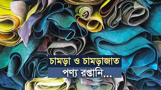 চামড়া ও চামড়াজাত পণ্য রপ্তানি  Leather  LeatherProduct  Export  Expo  Business Business Report [upl. by Elamor]