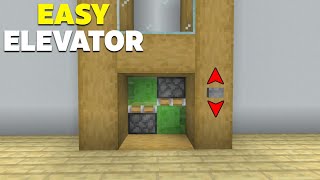 How to make a working Elevator In Minecraft Bedrock mcpe [upl. by Waverley788]