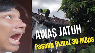 Instalasi Biznet Paket 30 Mbps New Bundling 31 Bulan [upl. by Aicelef]