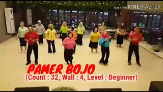 Pamer Bojo Line Dance Choreographer  Joena SP dan Hadi W INA Januari 2020 [upl. by Jone]