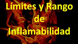 f2f Física y química del fuego 4 Límites y rango de inflamabilidad [upl. by Kung]