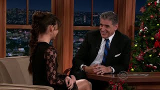 Late Late Show with Craig Ferguson 1222013 Betty White Evangeline Lilly Josh Blue [upl. by Chavey]