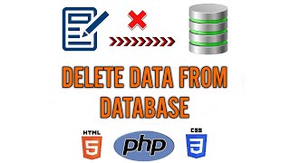 Delete Data from MySQL Database  How to Delete Data from MySQL Database using MySQLi in PHP [upl. by Euqnimod]