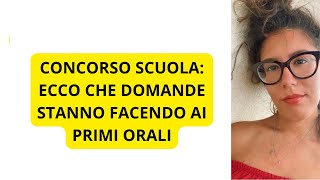 CONCORSO DOCENTII PRIMI FEEDBACK DAGLI ORALI INFANZIAPRIMARIA [upl. by Adelle]