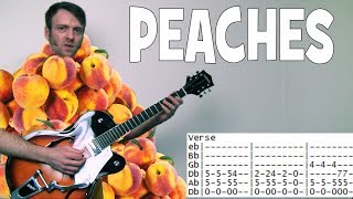 Peaches by PUSA Guitar Chords amp Tab Lesson Presidents of the United States of America [upl. by Johann]